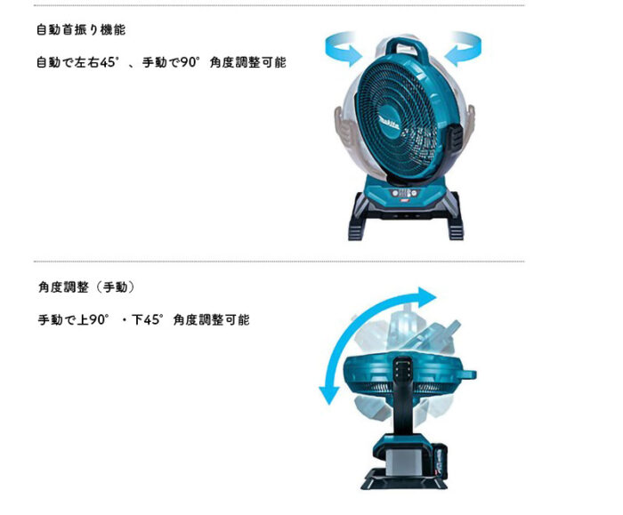 【正規店】 マキタ 充電式ファン  扇風機  CF002GZ  本体のみ makita 40V - 画像 (5)