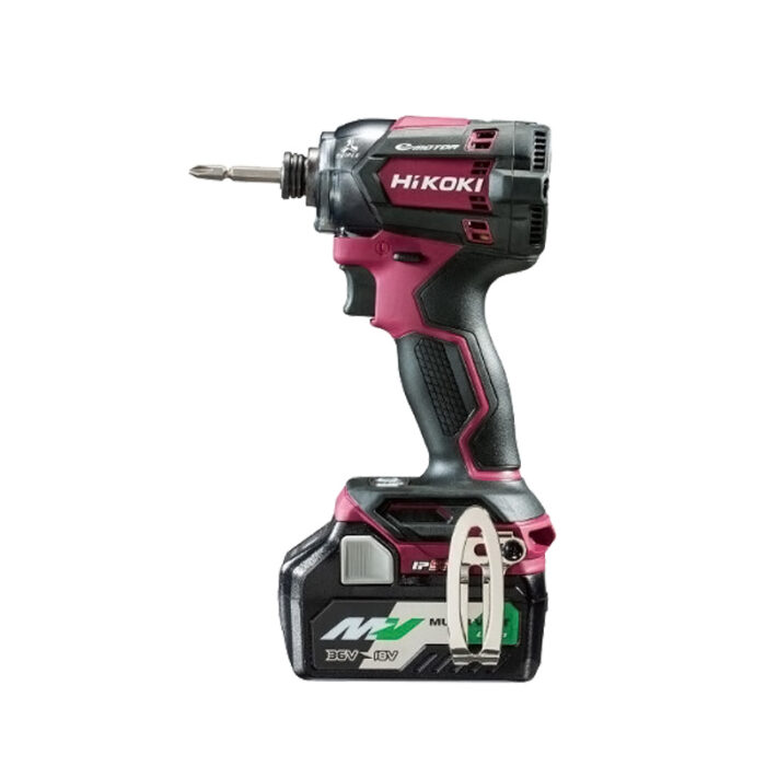 HiKOKI インパクトドライバ ビット別売 18V WH18DC 2XPRZ フレアレッド バッテリ・充電器付属