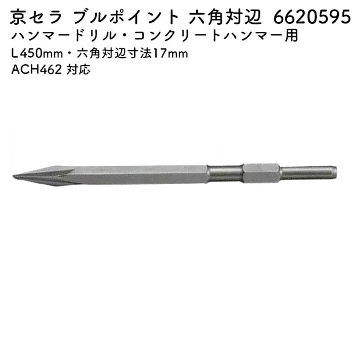 京セラ ブルポイント 六角対辺 450mm 17mm ACH462 対応 6620595 - 画像 (2)