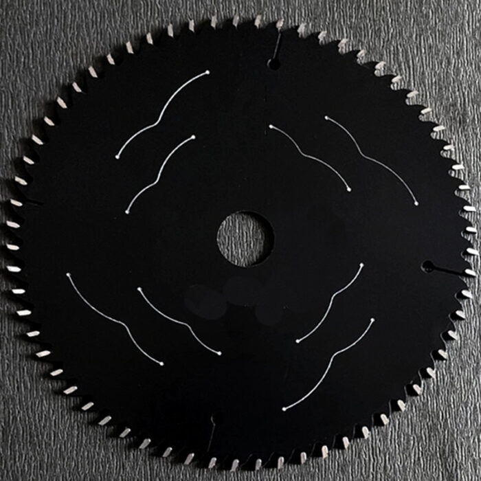 菊蔵 ブラックチップソー スライドマルノコ用 超硬質 ディポン社 ブラックテフロン 165mm 1.8mm厚 64P 純国産品 - 画像 (3)
