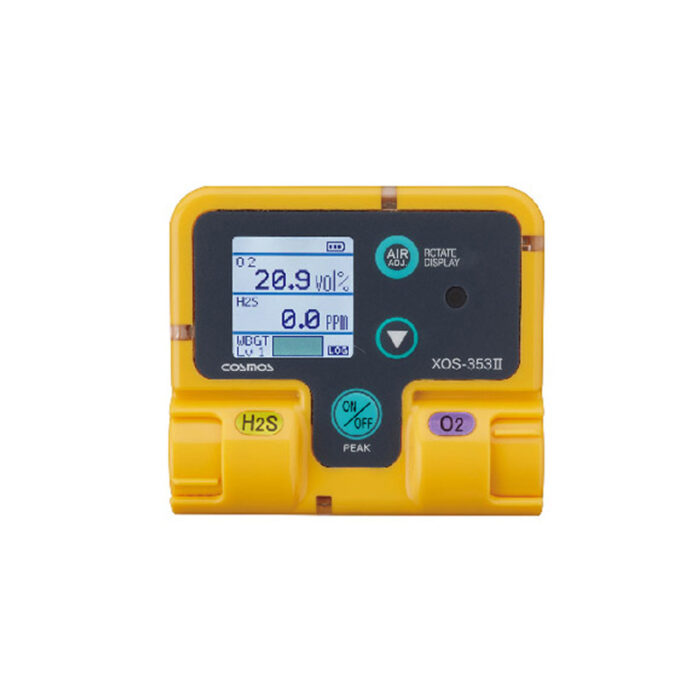 新コスモス電機 XOS-353II装着型酸素・硫化水素計 XOS-353II対象ガス：O2、H2S