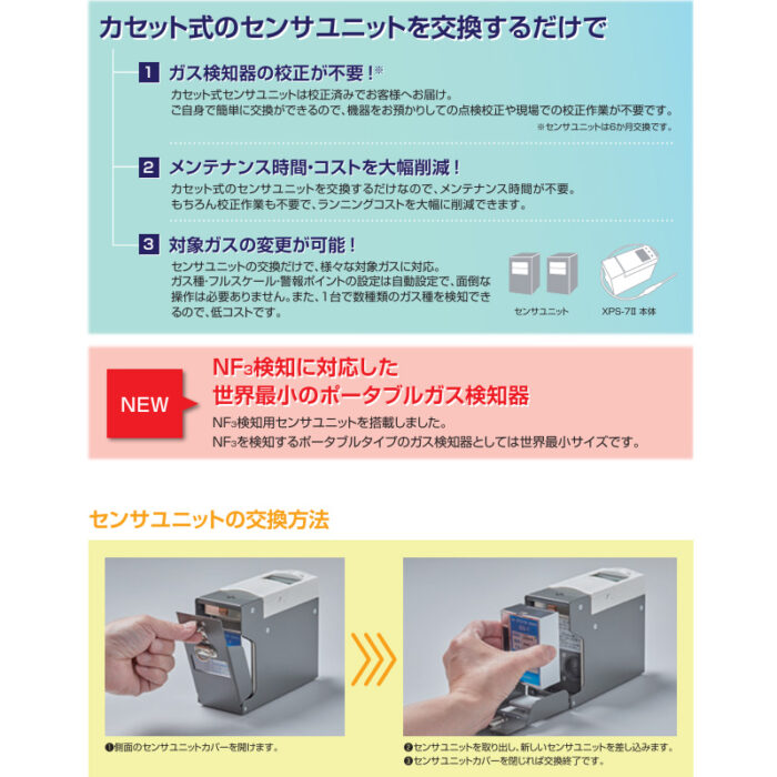 新コスモス電機 XPS-7II-シラン毒性ガス検知器 XPS-7II-シラン対象ガス：シラン - 画像 (10)