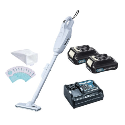 【正規店】 替えのバッテリー付 【新生活セット】 マキタ 充電式クリーナー CL107FDSHW + バッテリー A-59841 1.5Ahバッテリー