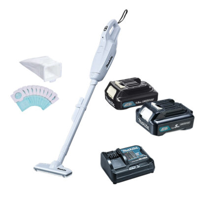 【正規店】 替えの大容量バッテリー付 【新生活セット】 マキタ 充電式クリーナー CL107FDSHW + A-77213 5Ahバッテリー